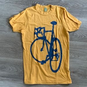 Soft T shirt fixed gear bike